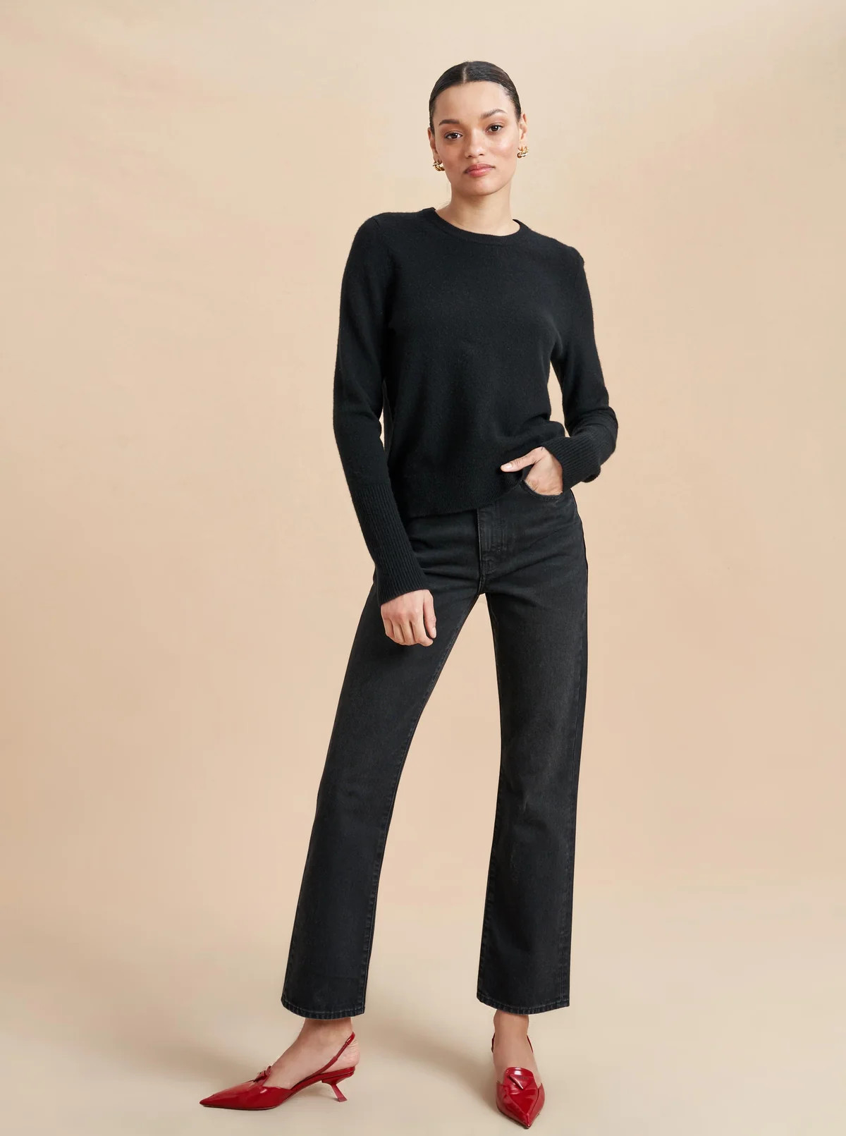 Solid Lean Lines Sweater | La Ligne