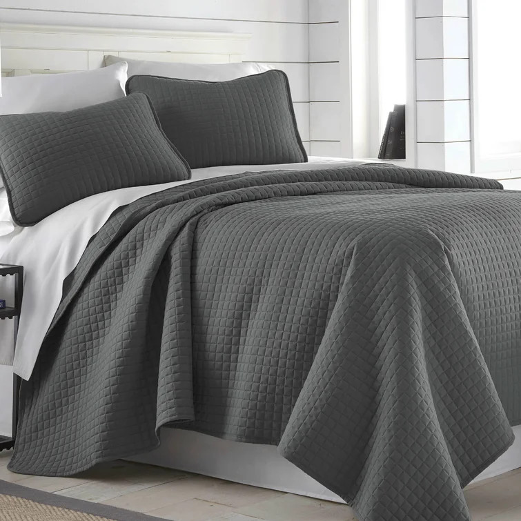Barron Microfiber Reversible Quilt Set | Wayfair North America