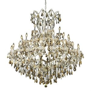 Elegant Lighting Maria Theresa 52" 41 Light Royal Crystal Chandelier | Cymax