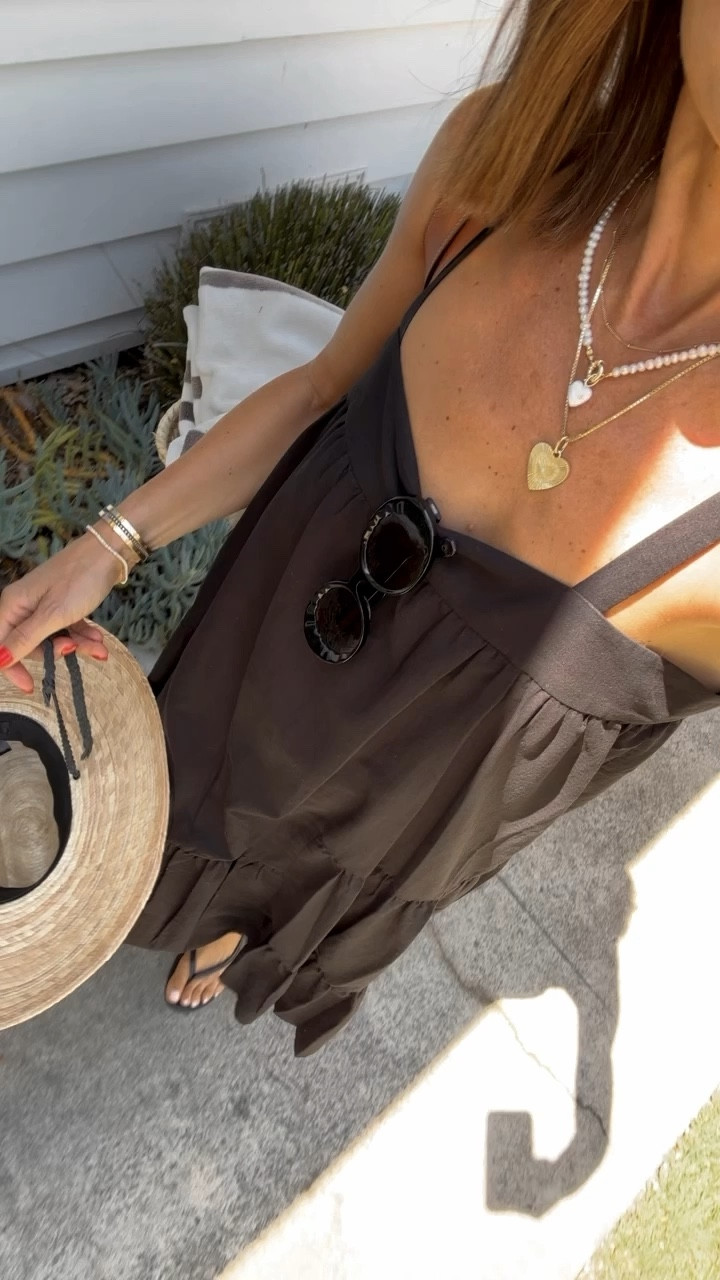 Perfect cotton dress is 20% off this weekend (I have it in white as well) 
Works with sneakers and an oversized cardigan for fall 

#LTKOver40