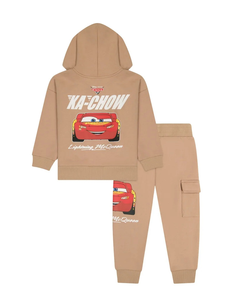 Pixar Cars Toddler Boys Graphic Hoodie and Jogger Pants Set, 2-Piece, Sizes 12M-5T | Walmart (US)