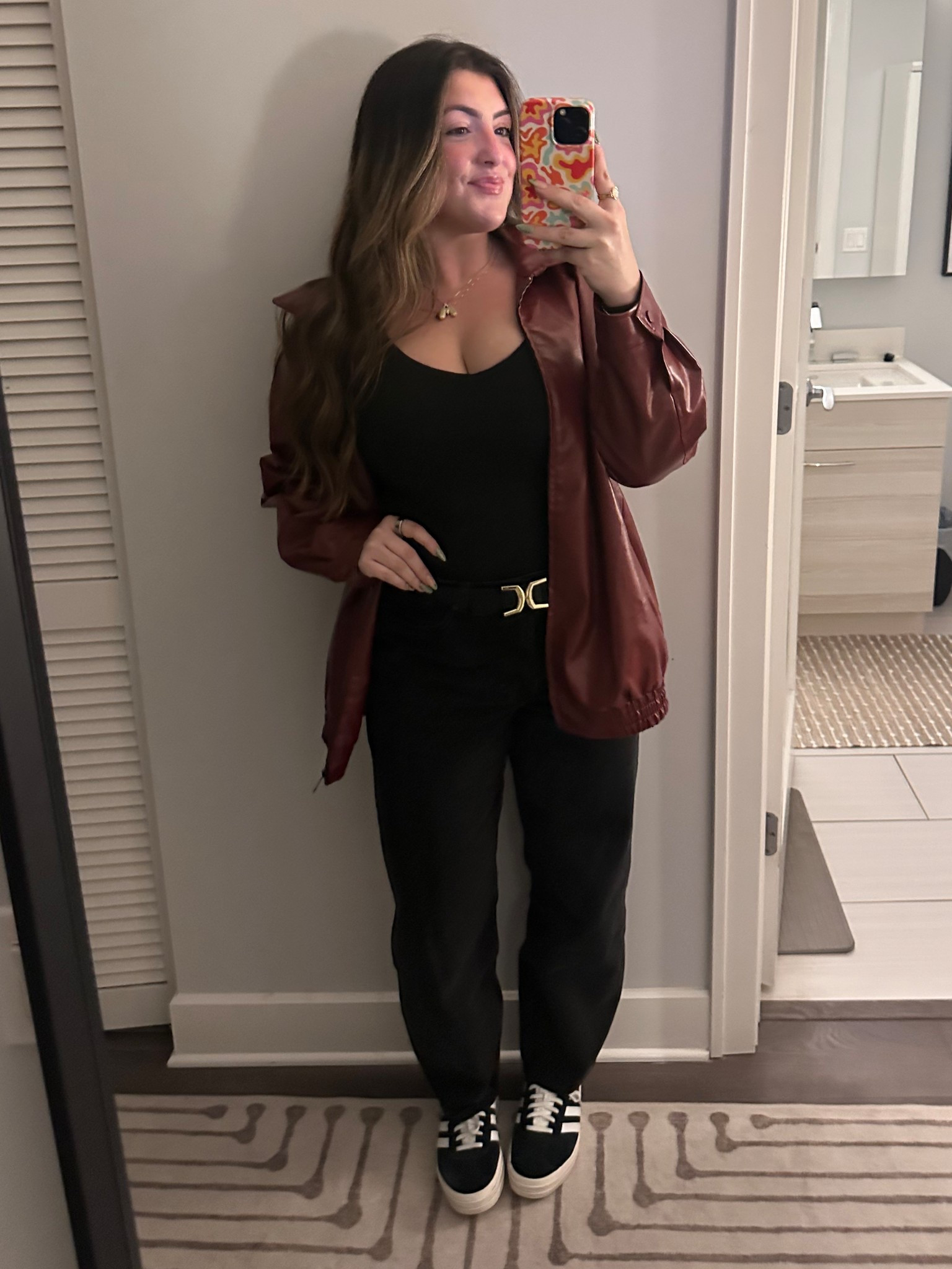 girls night out outfit inspiration, can be dressed up with heels or dressed down with sneakers 

#LTKFindsUnder100