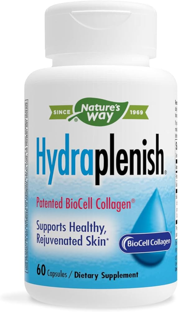 Nature's Way Hydraplenish, with Patented BioCell Collagen and Hyaluronic Acid to Support Healthy ... | Amazon (US)