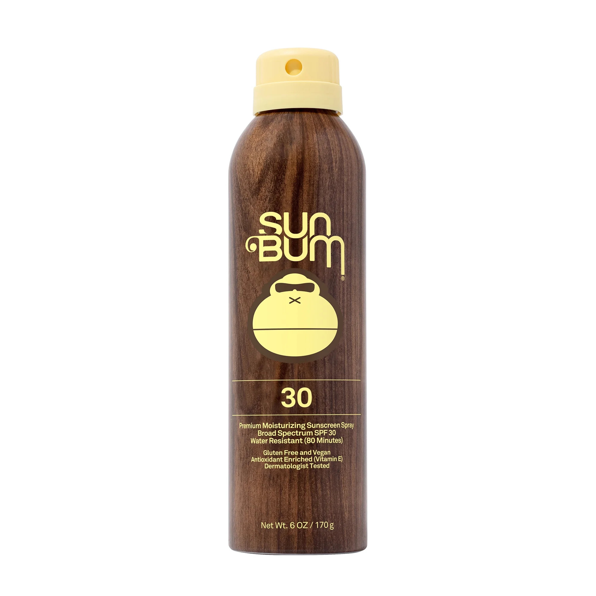 Sun Bum Premium Moisturizing Sunscreen Spray, SPF 30, 6 oz | Walmart (US)