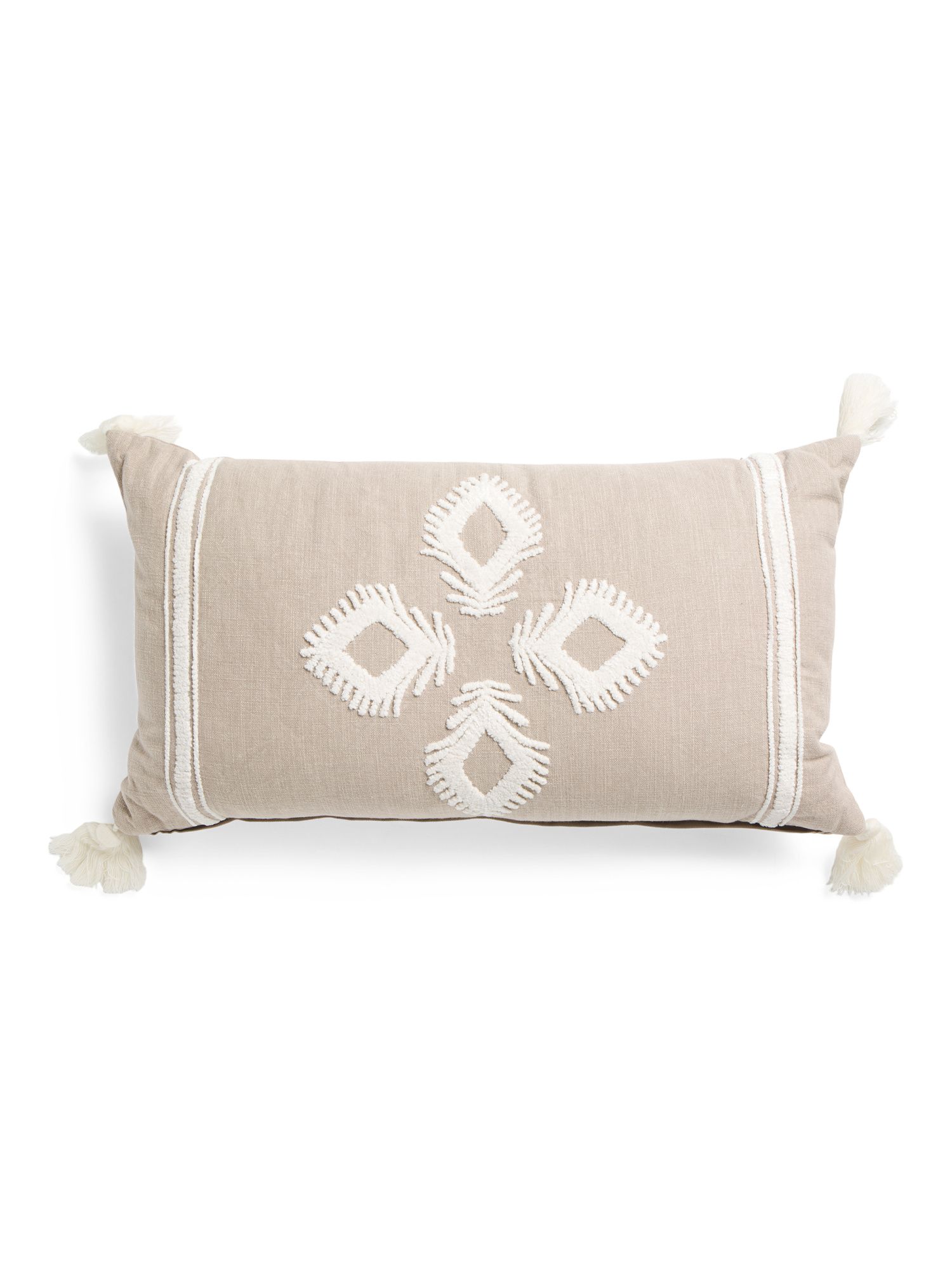 14x26 Palisades Embroidered Tassel Pillow | Home | Marshalls | Marshalls