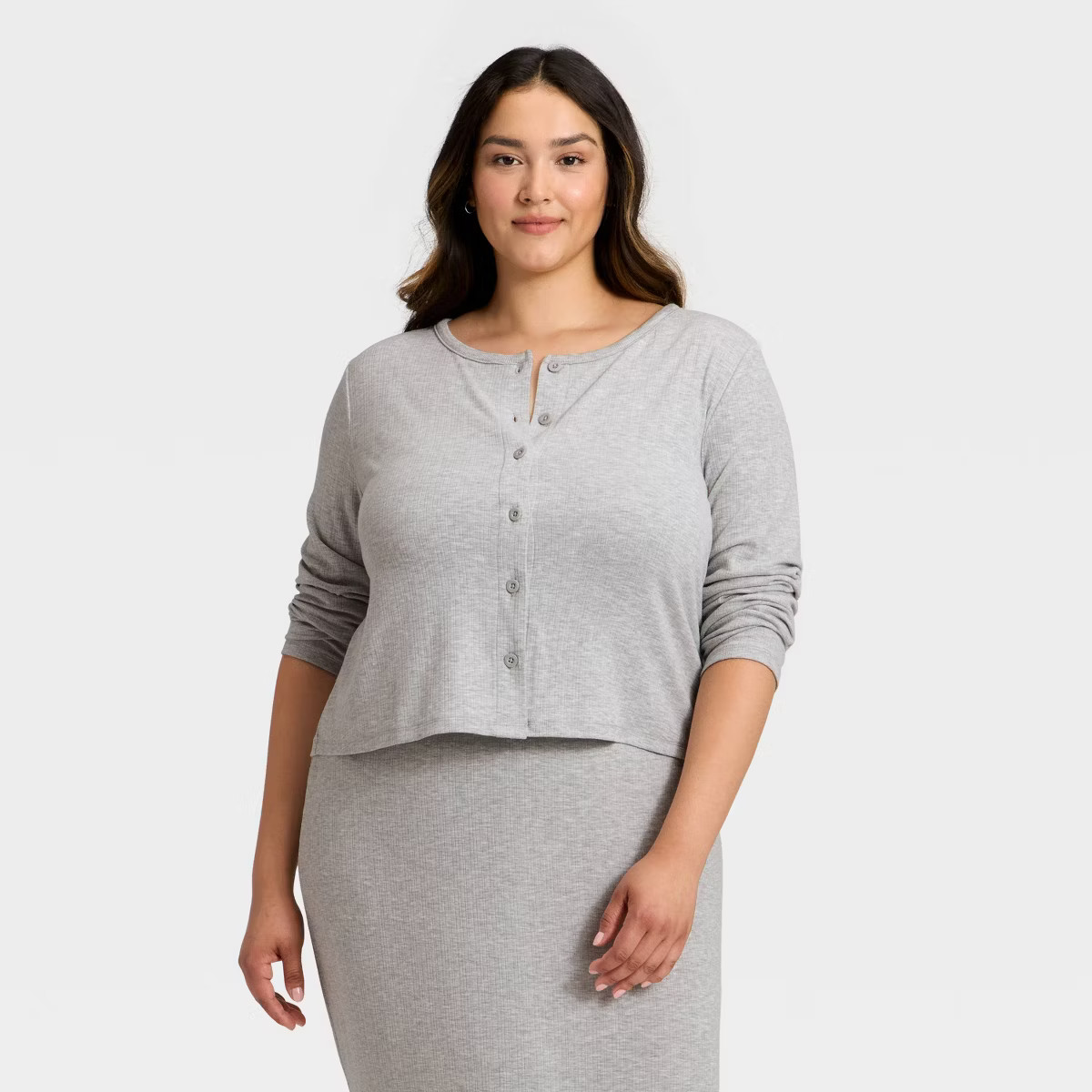 Women's Variegated Ribbed Pajama Cardigan - Auden™ | Target