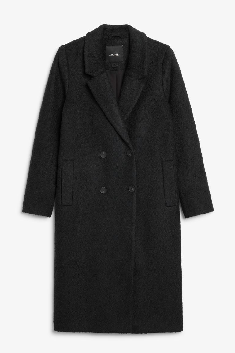 Notch lapel wool blend coat | H&M (UK, MY, IN, SG, PH, TW, HK)