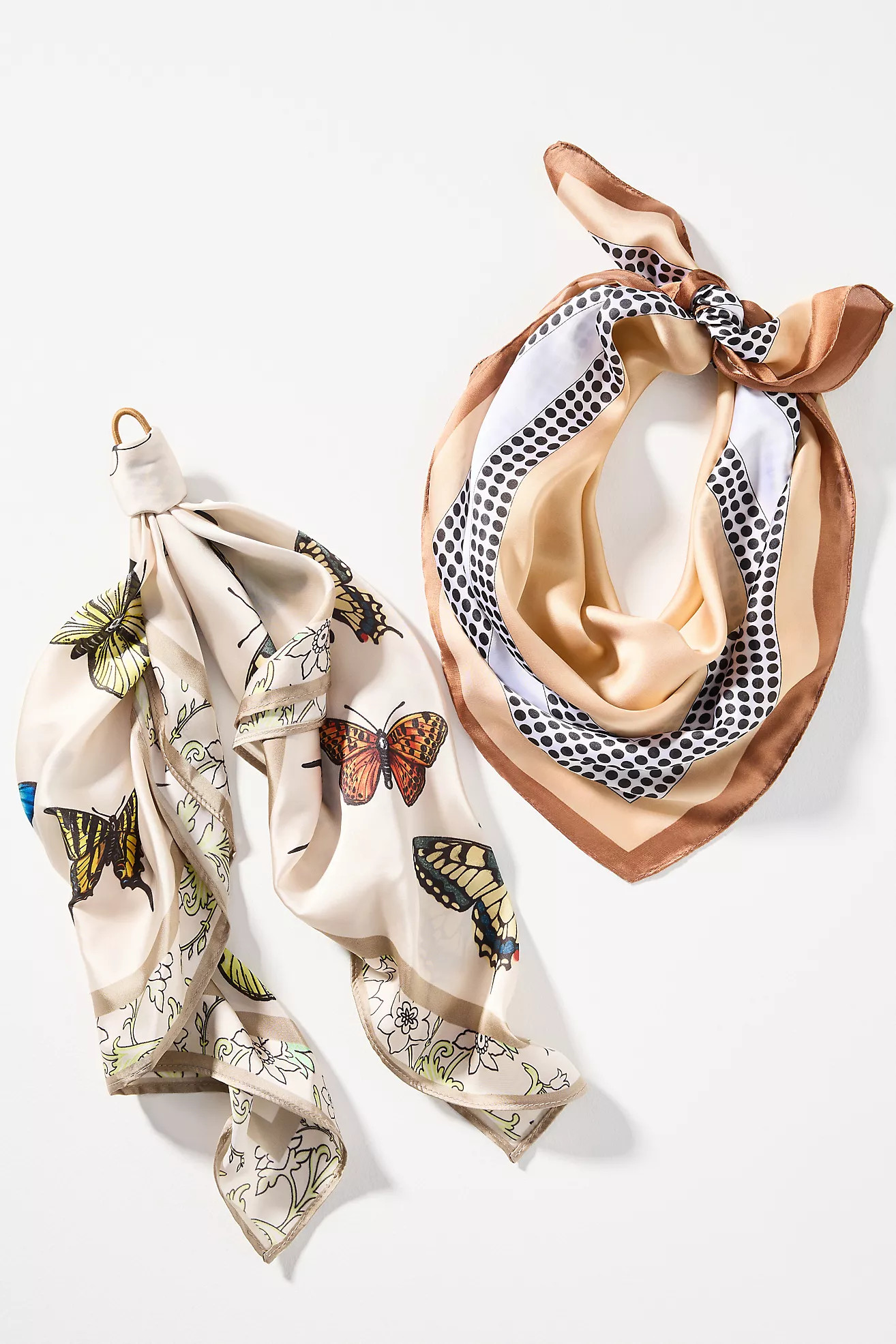 Summer Fruits Printed Hair Scarves, Set of 2 | Anthropologie (US)