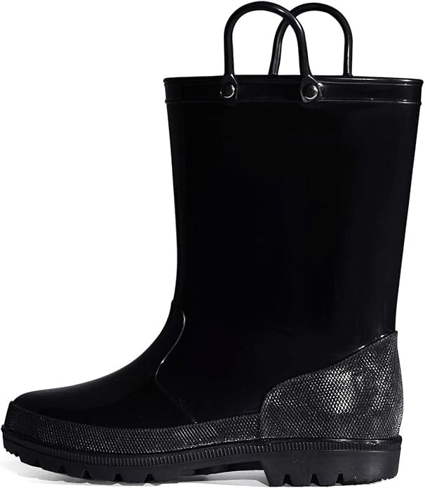 K KomForme Kids Rain Boots, Toddler Girls & Boys Rain Boots Waterproof Memory Foam Insole and Eas... | Amazon (US)
