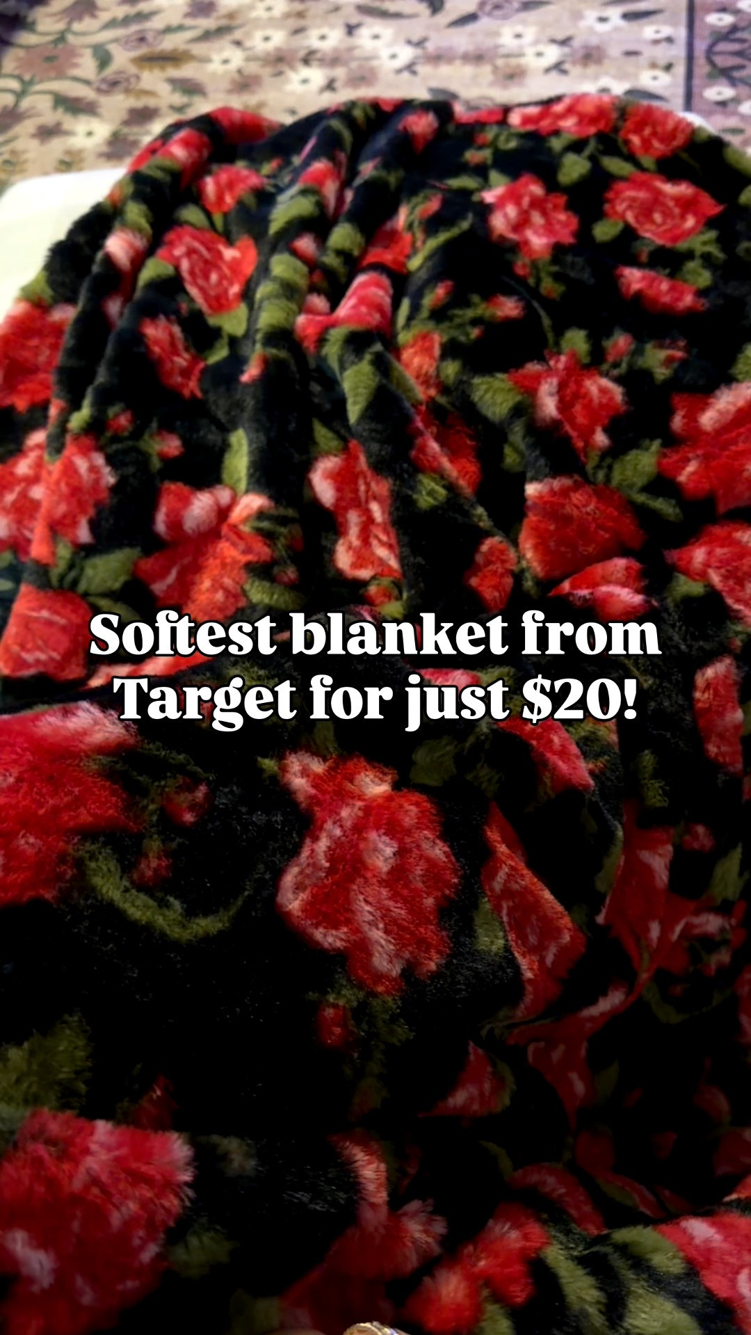 Softest floral throw blanket from Target! 

#LTKValentine #LTKSeasonal #LTKHome