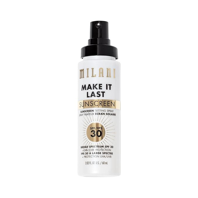 Milani Make It Last Sunscreen Setting Spray with SPF30 - Makeup Primer and Setting Spray with Sun... | Amazon (US)