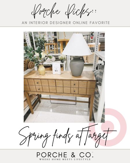 Affordable Target Studio McGee Console and table lamp- perfect for the Spring 😍 #target #studiomcgee #console #lamp #modern #classic #transitional 

#LTKstyletip #LTKSeasonal #LTKhome