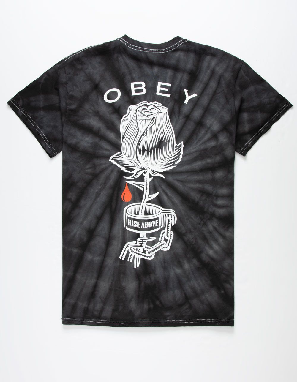 OBEY Rise Above Tie Dye T-Shirt | Tillys