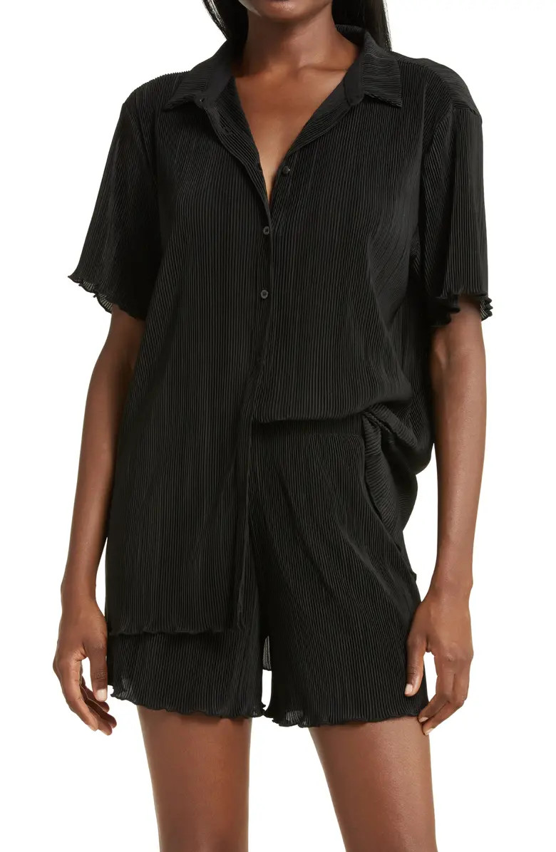 Open Edit Plissé Short Pajamas | Nordstrom | Nordstrom