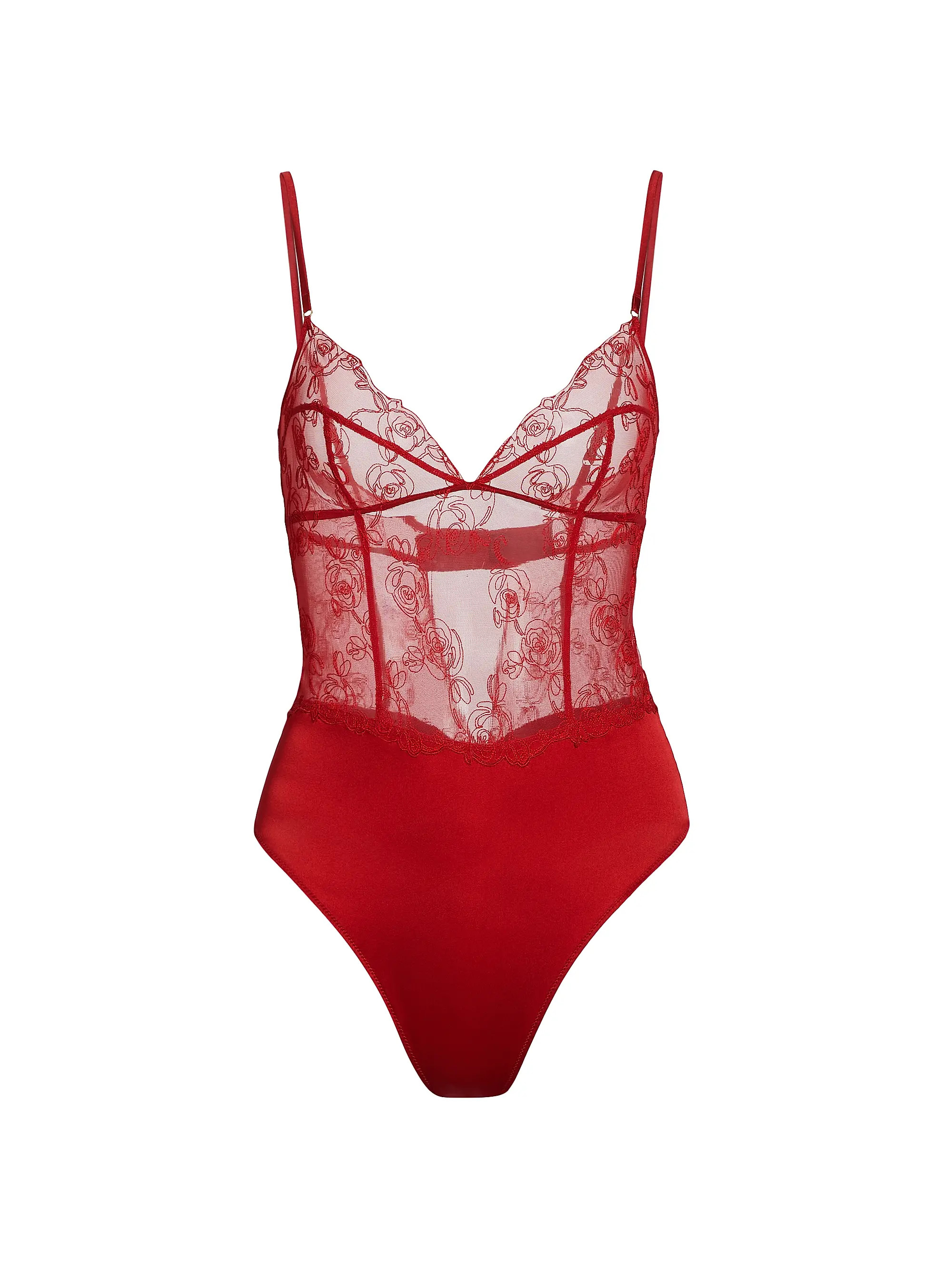 La Rose Lace Bodysuit | Saks Fifth Avenue