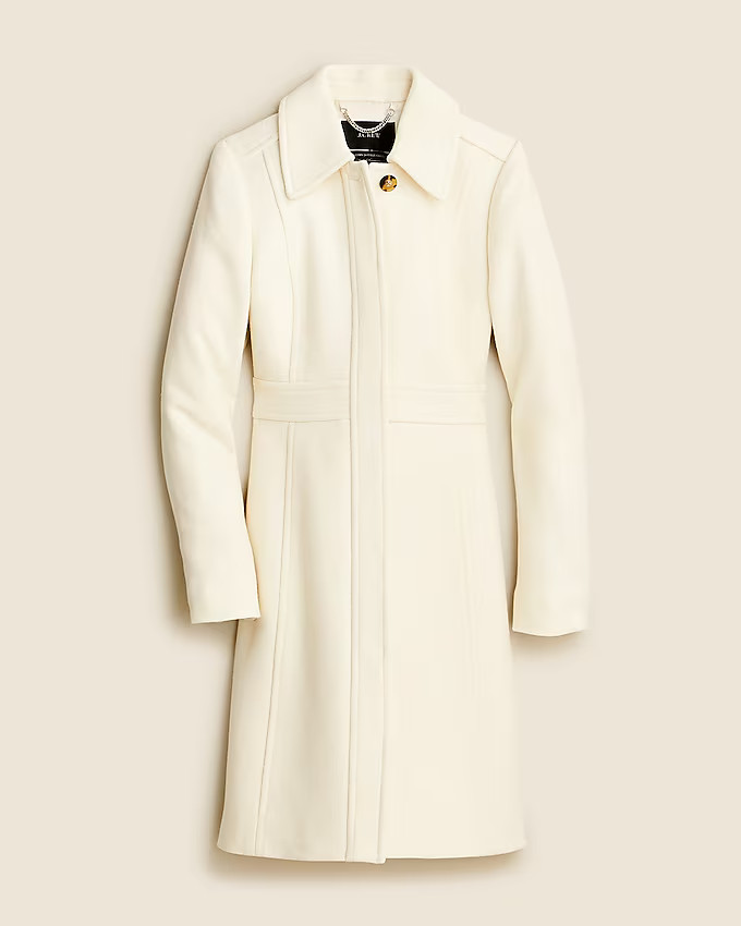 New lady day topcoat in Italian double-cloth wool blend | J. Crew US