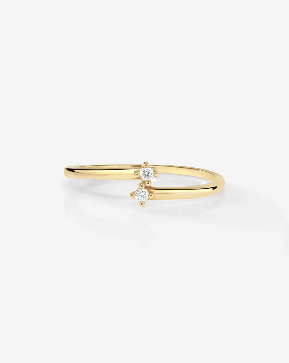 Petite Diamond Wrap Ring | Ring Concierge
