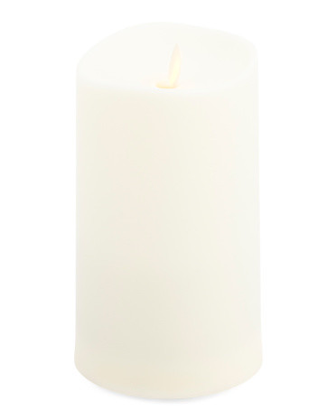3x7 Melted Matte Plastic Led Candle | TJ Maxx