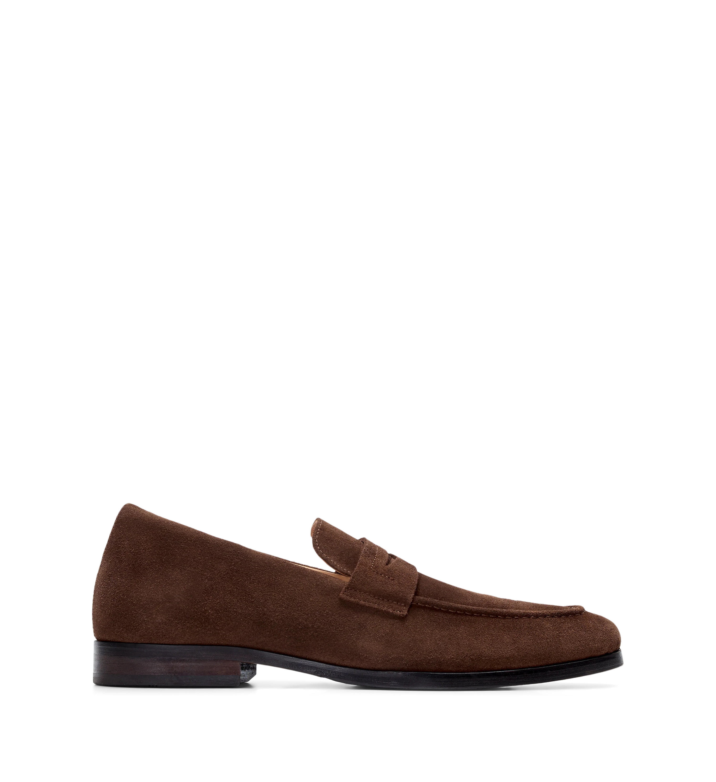 Samarium Brown Suede Loafers - Bared Footwear | Bared Footwear
