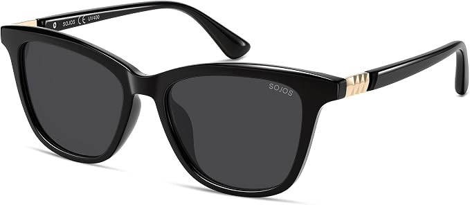 SOJOS Trendy Cat Eye Polarized Sunglasses for Women Retro Cateye Womens Shade SJ2709 | Amazon (US)