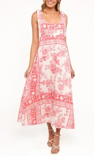 Petal & Pup Valara Tie Shoulder Maxi Sundress | Nordstrom | Nordstrom