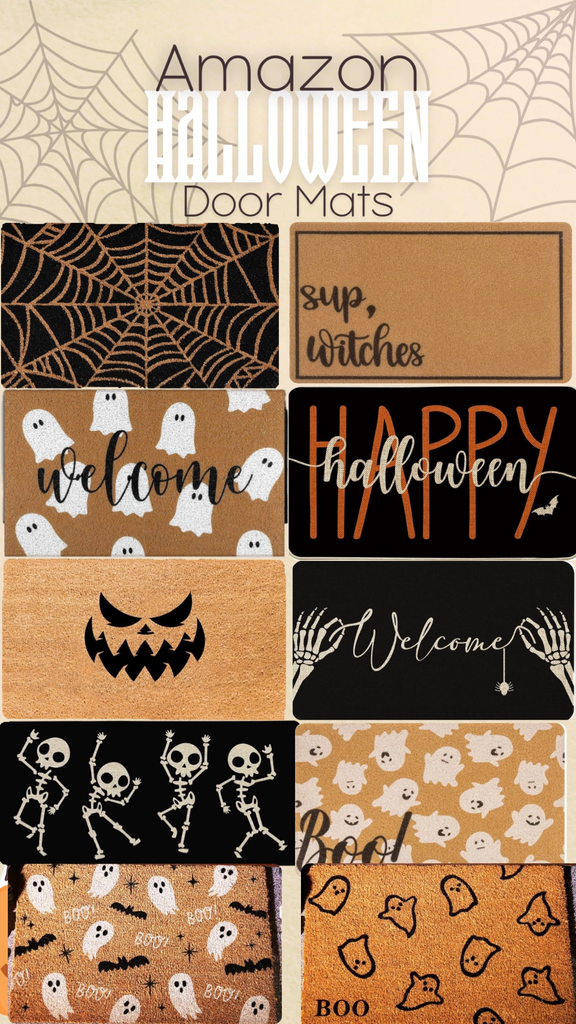 Amazon Halloween Door Mats

#LTKFamily #LTKHome #LTKSeasonal