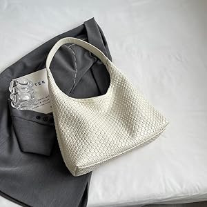 2026 Leather Tote Bag for Women Top-handle Shoulder Bag, Hobo Bags Large Capacity Soft Vegan Cros... | Amazon (US)