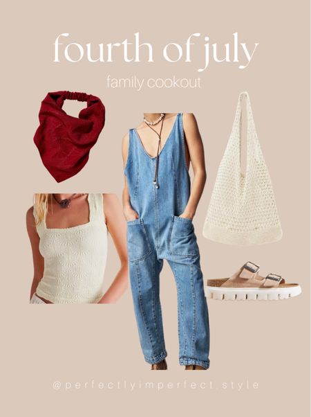 Fourth of July outfit ideas
I wear an xs in this jumpsuit, bump friendly 
xs/s in cami 

4th of July 
4th of July outfits
Summer outfit 

#LTKbump #LTKSeasonal