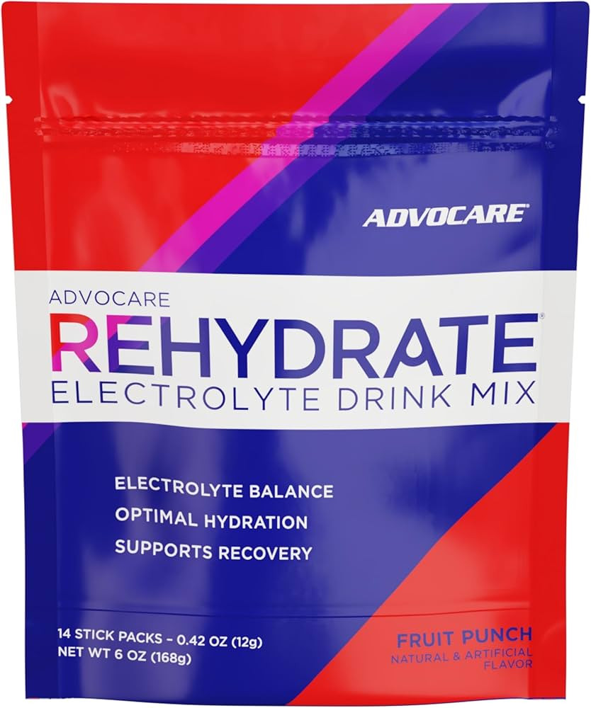 AdvoCare Rehydrate Electrolyte Drink Mix - Hydration & Recovery Drink with Sodium, Potassium & Mo... | Amazon (US)