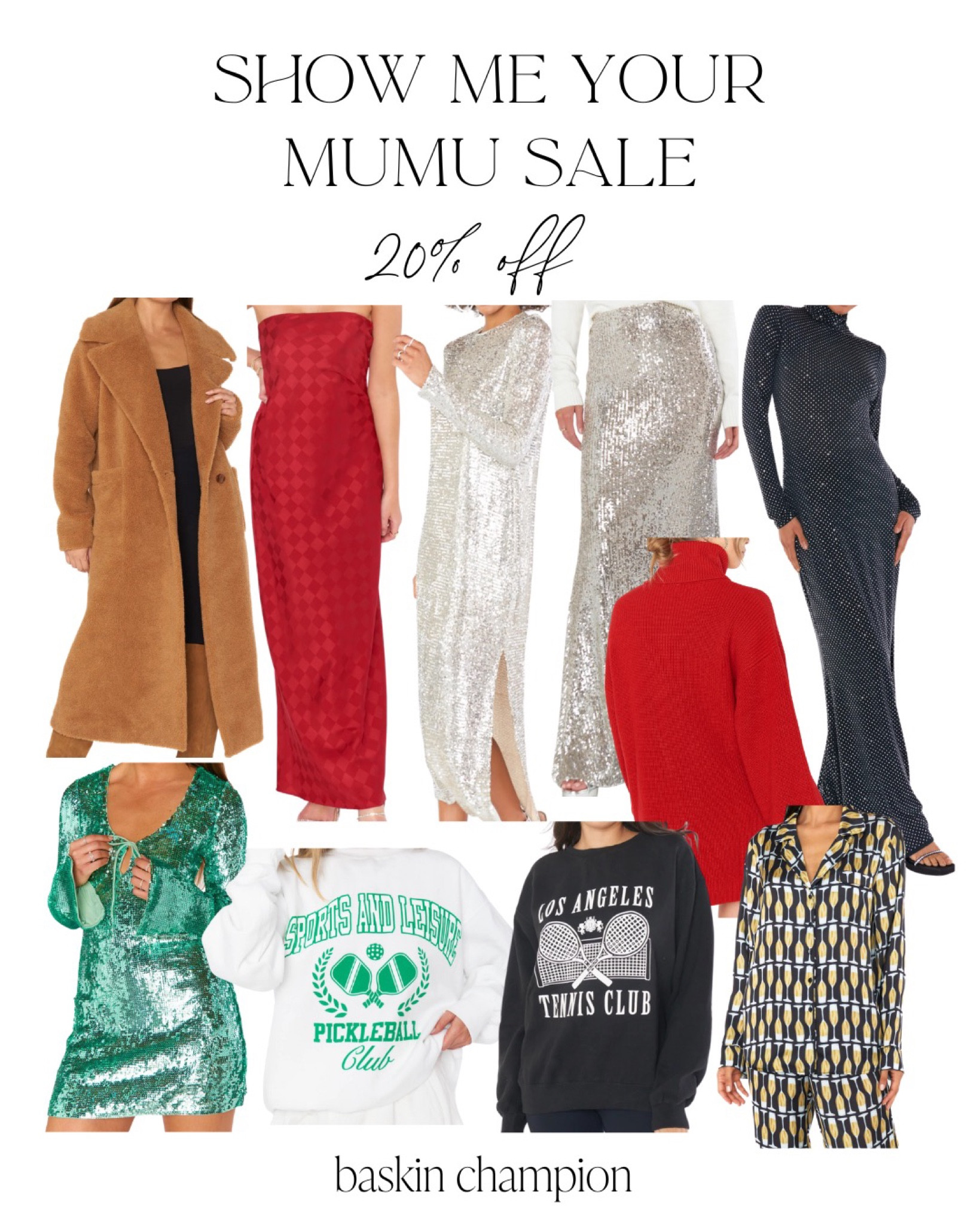 Show Me Your Mumu is doing 20% off site wide for Cyber Week! Added a bunch of fun Holiday pieces I will be buying! 

#LTKHoliday #LTKCyberWeek #LTKGiftGuide