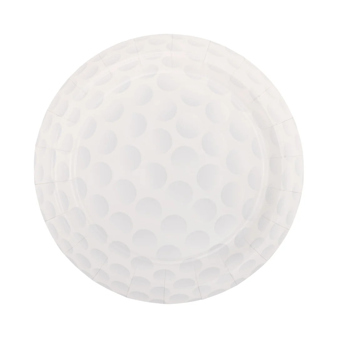 Golf Ball Paper Plate | My Mind's Eye