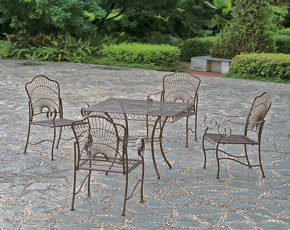 Nocona 4 - Person Patio Dining Set with Square Table | Wayfair North America