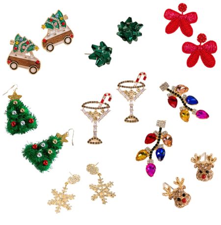 These Christmas earrings from Francesca's are too cute! Shop these Christmas light earrings, reindeer earrings, and more today.  

#LTKSeasonal #LTKunder50 #LTKHoliday