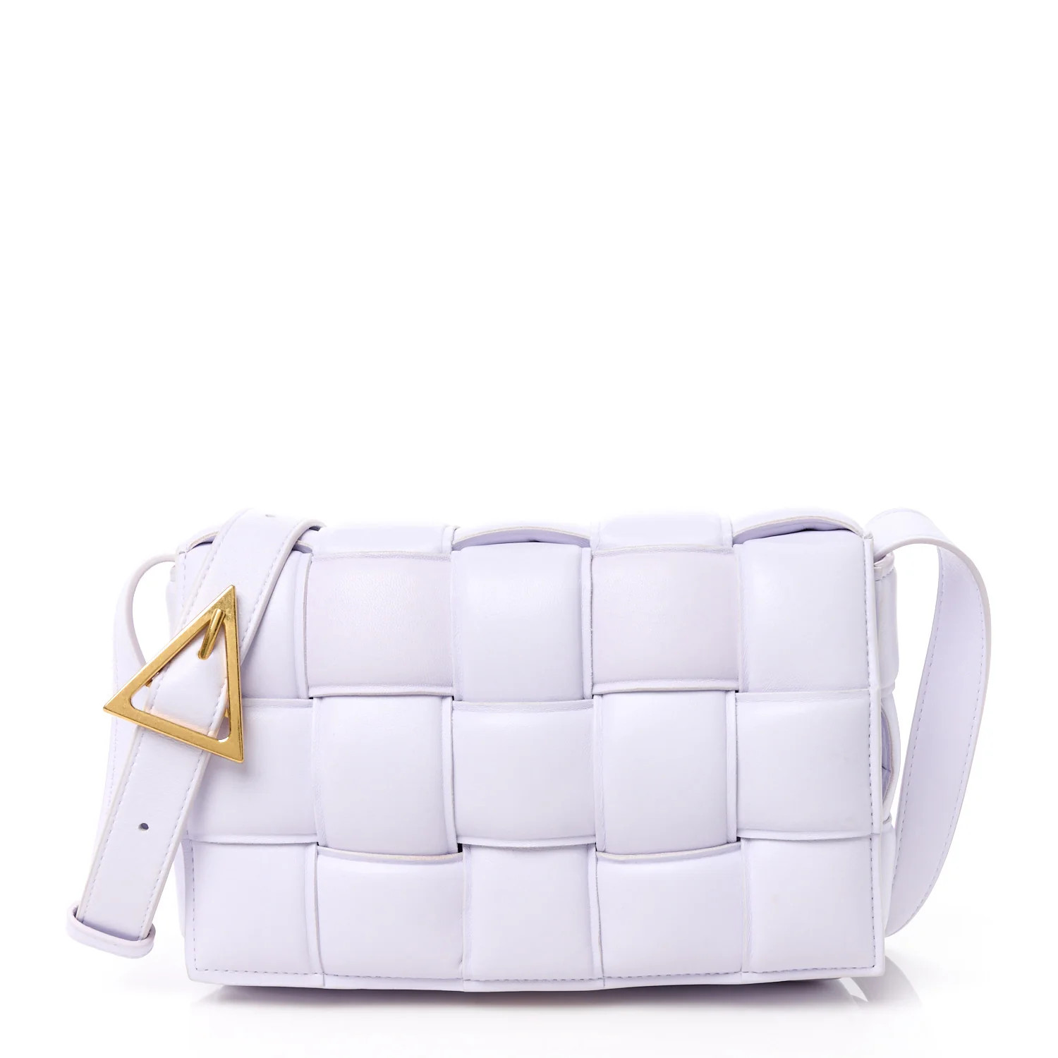 Nappa Maxi Intreccio Padded Cassette Crossbody Bag Mirth Washed | FASHIONPHILE (US)