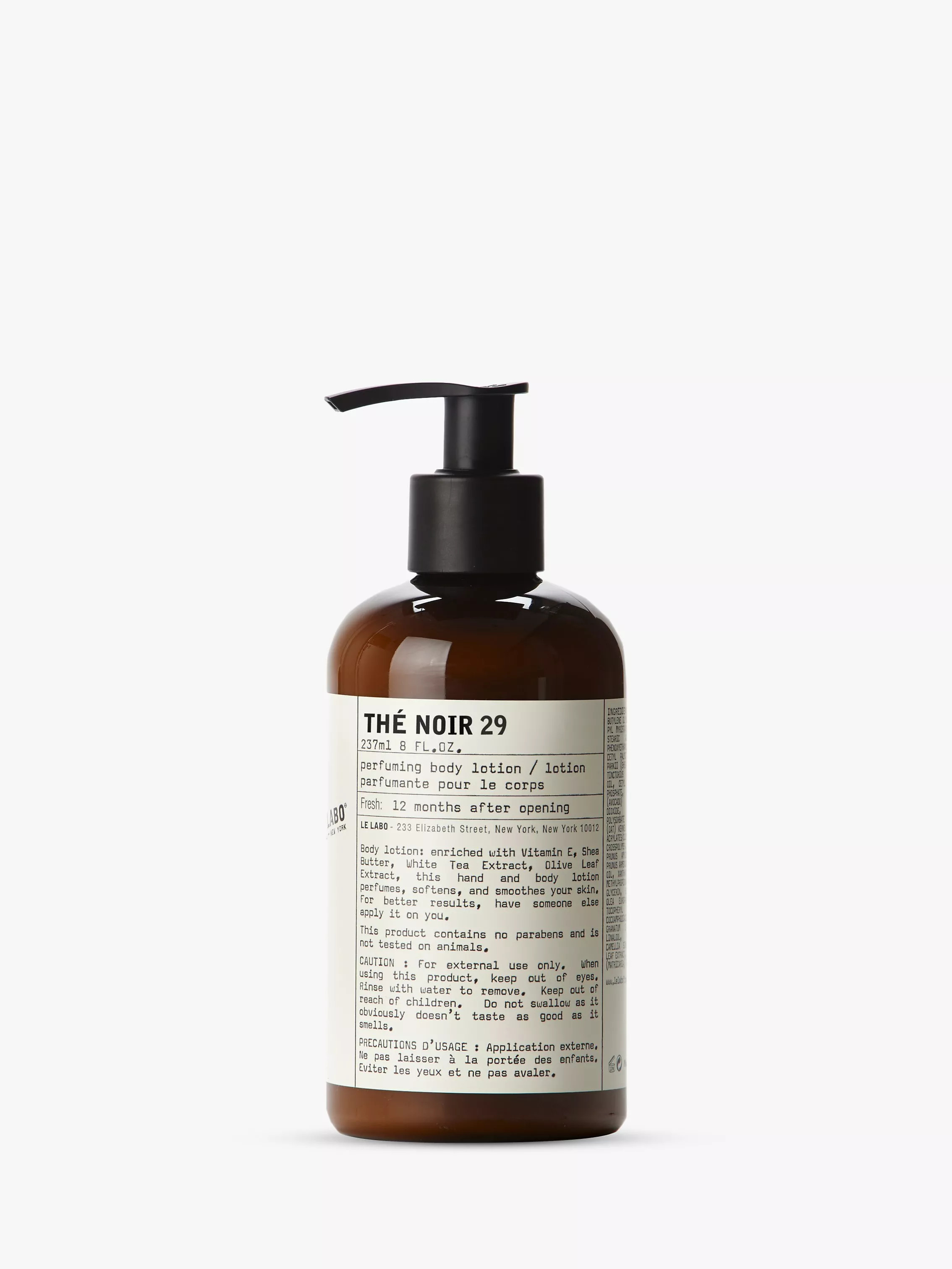Le Labo Thé Noir 29 Perfuming Body Lotion, 237ml | John Lewis (UK)
