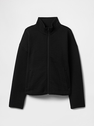 GapFit Quilted Jacquard Jacket | Gap (CA)