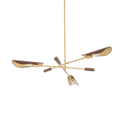 Four Hands Astrid Chandelier Dark Brown Elek | Gracious Style