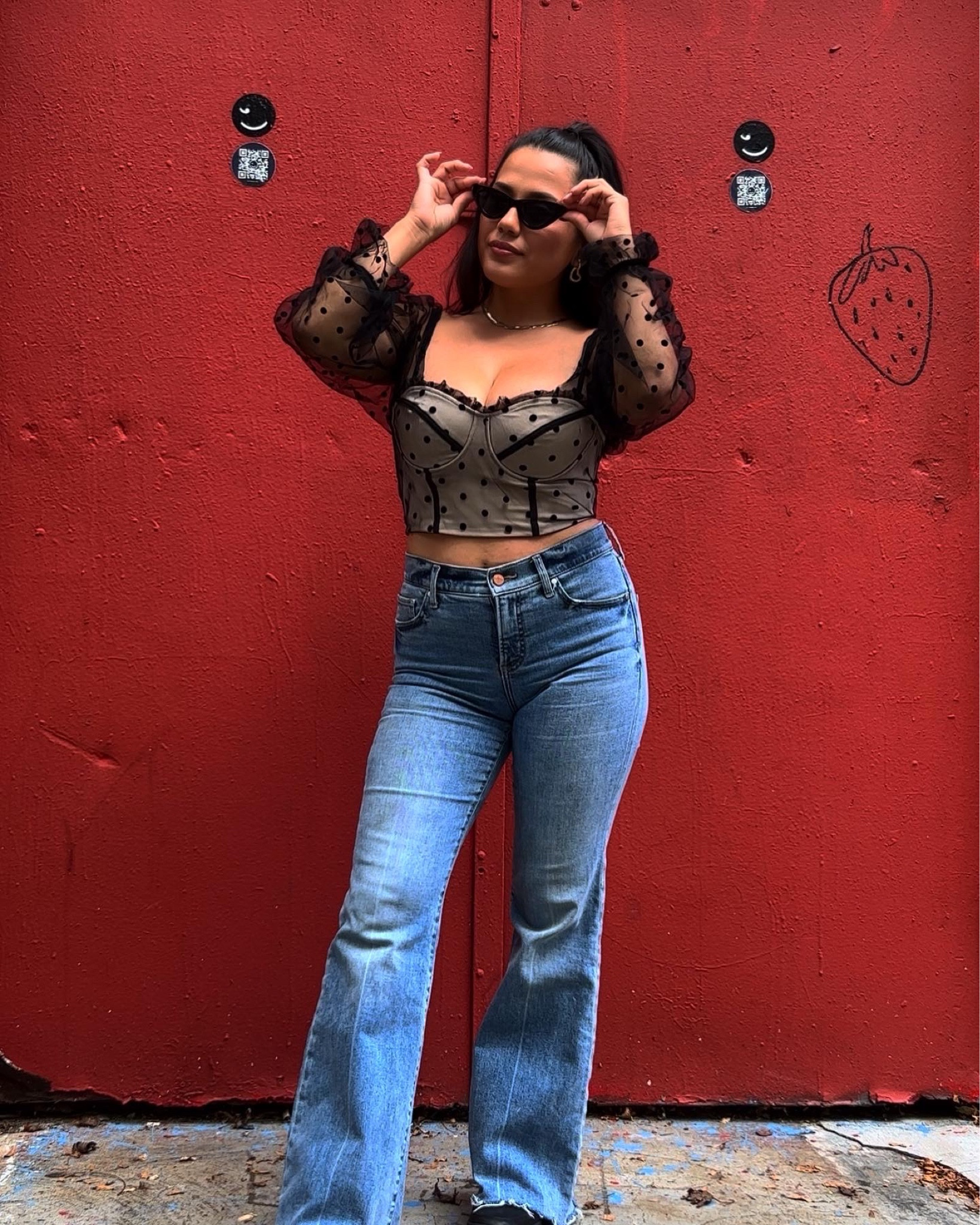 Flirty + cute is the perfect description of this top! I’m wearing a medium and bra size is 36D. True to size. 

#LTKfindsunder100 #LTKU #LTKstyletip