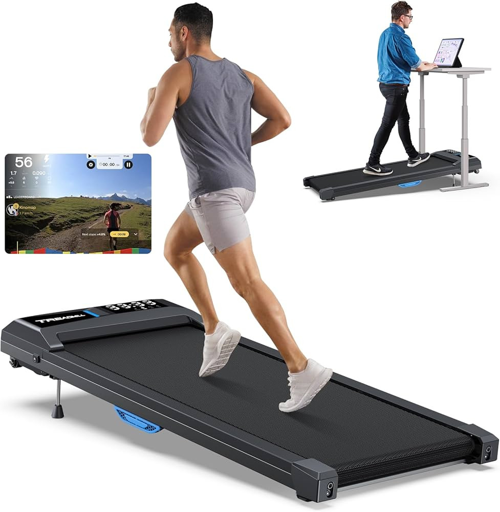 10% Incline Walking Pad Treadmill, Only 39lb Lightweigh Walking Pad for Women Elder, Under Desk T... | Amazon (US)