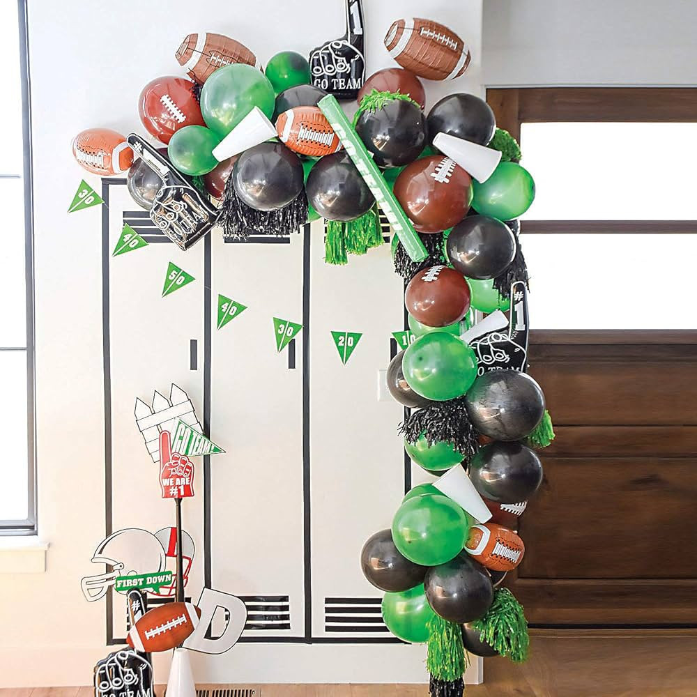 Football Balloon Garland Kit - Includes 60 Balloons a 25 Foot Garland and Air Pump - Sports Party... | Amazon (US)