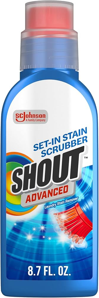 Shout Advanced Stain Remover Gel for Clothes Laundry, Ultra Concentrated Gel with Built-in Scrubb... | Amazon (US)