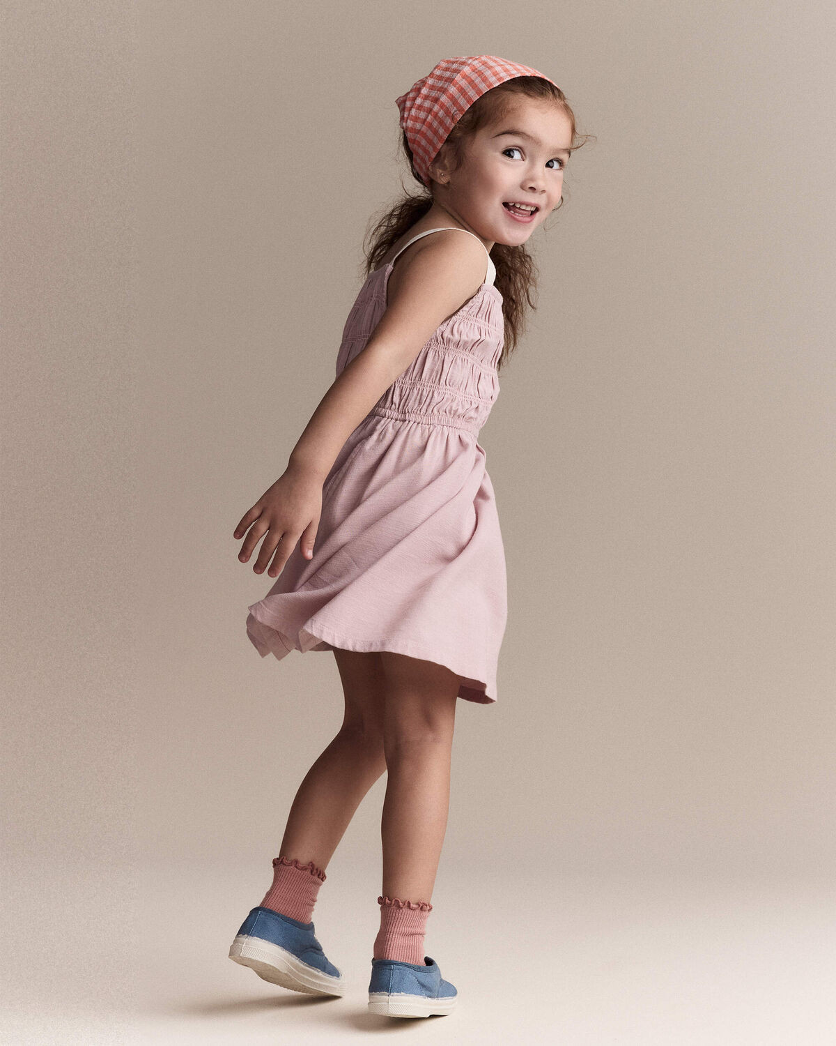 Toddler Girl Smocked Dress - Light Pink - Otter Avenue | Carter's | Carter's Inc