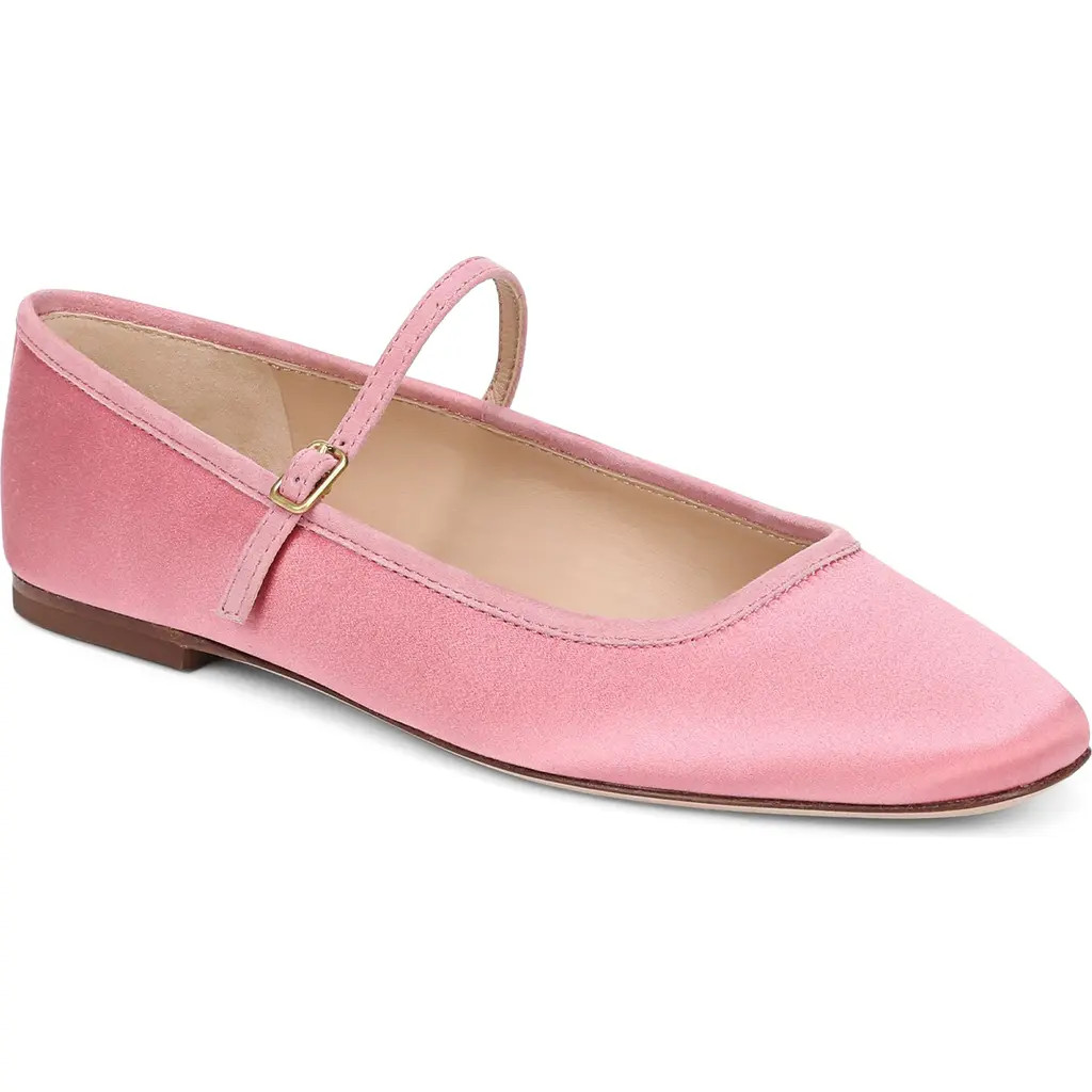 Veronica Beard Ellie Mary Jane Flat in Petal Pink at Nordstrom, Size 8 | Nordstrom