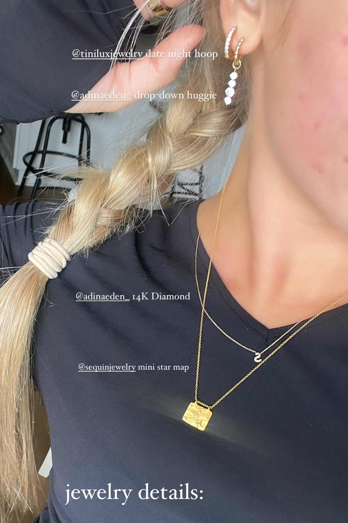 Jewelry Details. Gold jewelry. Necklace. Bracelets. Earrings. Sequin jewelry. Adina Eden jewelry. Tini Lux Jewelry  

#LTKsalealert #LTKunder50 #LTKstyletip