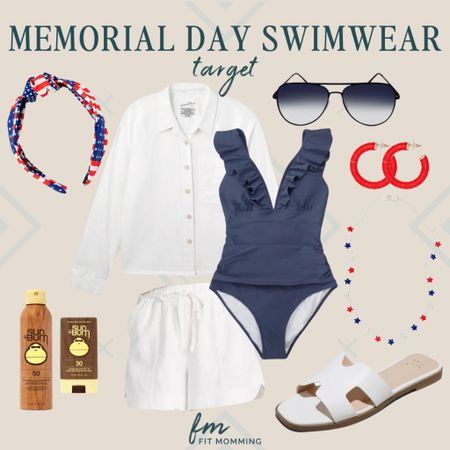 Target | Memorial Day Swimwear

Memorial Day  Memorial Day swim  swimwear  one piece swimsuit  sandals  sun bum sunscreen  summer swimwear  fit momming  

#LTKSeasonal #LTKstyletip #LTKswim