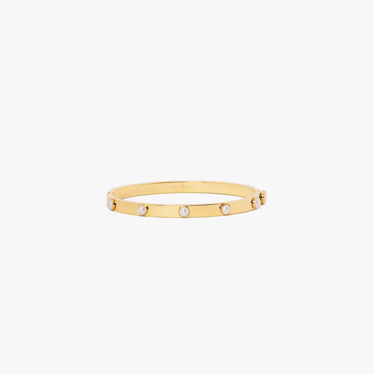 Miller Stud Pearl 5mm Hinge Bracelet | Tory Burch (US)