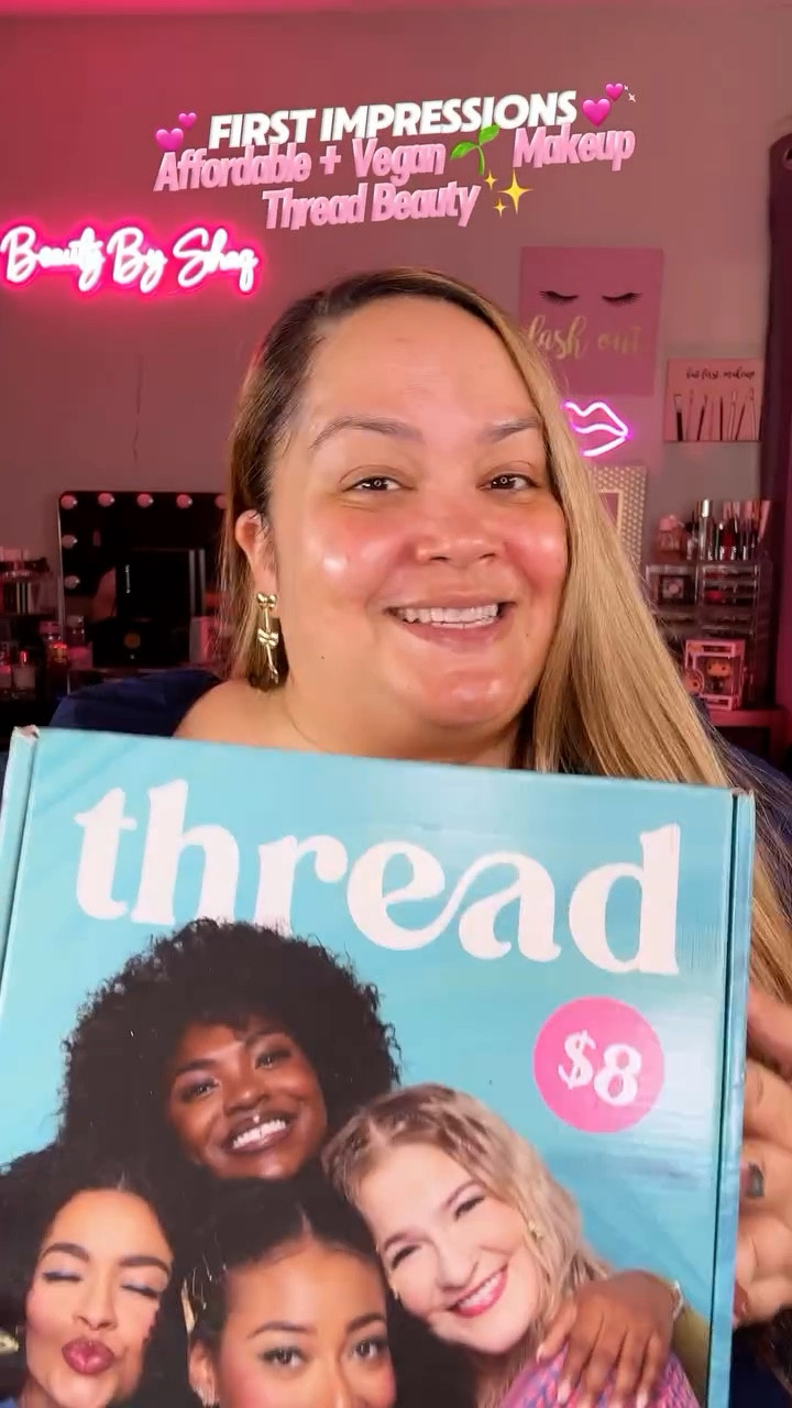 Okay y’all… I finally tried @threadbeauty for the first time and I get the hype 👏🏽💄

Here’s what I’m loving:
🌱 100% vegan + cruelty-free (no animal testing ever)
💸 Super affordable (Target prices, yes please!)
🙌🏽 Easy to use — beginner friendly but still gives that snatched finish
💜 Inclusive shades + vibes that feel made for all of us

For this look I used:
• Face It – complexion stick
• Cover It – complexion fluid
• Finish It – translucent setting powder
• Bounce It – blending sponge
• Juice It – glossy color stick
• Transphorm It – pH lip oil
• Gloss It – clear lip gloss

And the best part? You can grab it only at Target 🛒✨

Have you tried Thread Beauty yet? Tell me which product I need to test next 👀

#ThreadBeauty #VeganBeauty #CrueltyFree #TargetBeauty #BeautyOnABudget #MakeupLover #FirstImpressions

#LTKBeauty #LTKOver40 #LTKSaleAlert