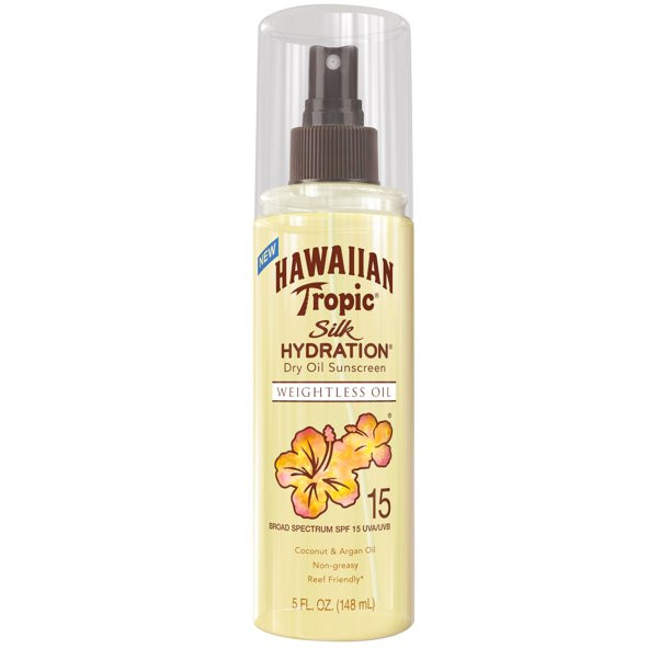 Hawaiian Tropic Silk Hydration Dry Oil Mist SPF 15 5oz | Walmart (US)