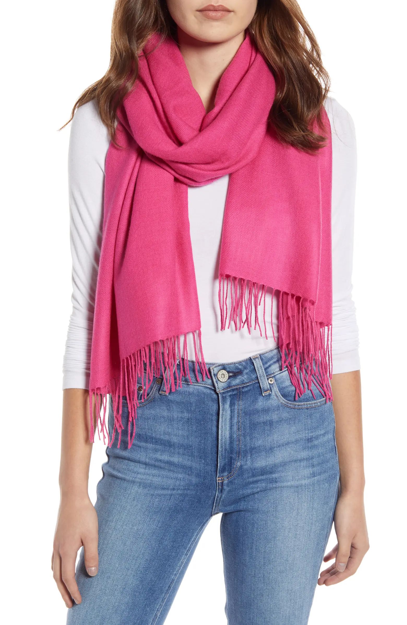 Tissue Weight Wool & Cashmere Scarf | Nordstrom