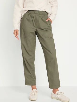 High-Waisted Pulla Utility Pants for Women | Old Navy (CA)